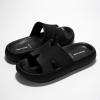 imageProject Cloud Womens Sandals Cloud Recovery Sandals Women Memory Foam Slippers for Women Cushioned Womens Slippers NonSlip Beach Essentials Slides for Women PillowStrapBlack