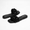 imageProject Cloud Womens Sandals ampamp Flats Slippers  Rhinestone Sandals for Women 2025 Memory Foam Flats for Women NonSlip Womens Sandals Slides for Women Footwear Summer Sandals RosemaryBlack