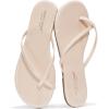imageProject Cloud Flip Flops for Women Footwear  Memory Foam and Lightweight Beach Essentials Flat Slippers  Comfortable NonSlip Summer Sandals for Women 2025 EmotionBeige Patent