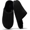 imageProject Cloud Mens House Slippers 100 Genuine Sheepskin Upper  Memory Foam Mens Scuff Slippers with Dyed Sheep Fur Slippers for Men  NonSlip Fluffy Slippers ampamp Fall Slippers ColinBlack