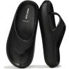 imageProject Cloud Womens Sandals  NonSlip Water Sandals for Women Recovery Slippers  Flip Flops For Women Beach Essentials Water Shoes Slides for Women  House Slippers for woman PillowBlack