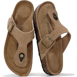 imageProject Cloud 100 Genuine Leather Thong Sandals Women WaterResistant Beach Essentials Womens Sandals Flip Flops for Women Footwear Memory Foam Sandals Women Dressy Slides BritaniChestnut