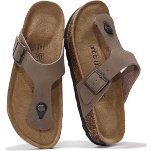 imageProject Cloud 100 Genuine Leather Thong Sandals Women WaterResistant Beach Essentials Womens Sandals Flip Flops for Women Footwear Memory Foam Sandals Women Dressy Slides BritaniTan