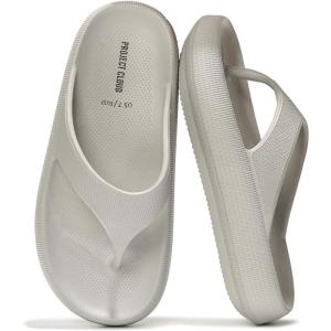 imageProject Cloud Womens Sandals  NonSlip Water Sandals for Women Recovery Slippers  Flip Flops For Women Beach Essentials Water Shoes Slides for Women  House Slippers for woman PillowGrey