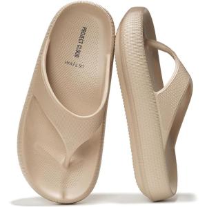 imageProject Cloud Womens Sandals  NonSlip Water Sandals for Women Recovery Slippers  Flip Flops For Women Beach Essentials Water Shoes Slides for Women  House Slippers for woman PillowBeige