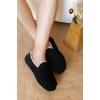 imageProject Cloud Genuine Suede Mens Slippers  Memory Foam Insole Moccassins Loafers for Men Shoes Indoor and Outdoor Use  Lightweight NonSlip House Shoes OswinBlack