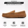 imageProject Cloud Genuine Suede Mens Slippers  Memory Foam Insole Moccassins Loafers for Men Shoes Indoor and Outdoor Use  Lightweight NonSlip House Shoes OswinChesnut