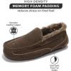 imageProject Cloud Genuine Suede Mens Slippers  Memory Foam Insole Moccassins Loafers for Men Shoes Indoor and Outdoor Use  Lightweight NonSlip House Shoes OswinChocolate