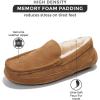 imageProject Cloud Genuine Suede Mens Slippers  Memory Foam Insole Moccassins Loafers for Men Shoes Indoor and Outdoor Use  Lightweight NonSlip House Shoes OswinChesnut