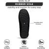 imageProject Cloud Genuine Suede Mens Slippers  Memory Foam Insole Moccassins Loafers for Men Shoes Indoor and Outdoor Use  Lightweight NonSlip House Shoes OswinBlack