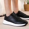 imageProject Cloud Leather Sneakers for Men Shoes  Memory Foam Insole NonSlip Casual Shoes for Men Footwear  Lightweight Vegan Leather Fashion Sneakers KurtBlack
