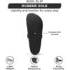 imageProject Cloud Mens Clogs  Full Grain Genuine Leather Memory Foam Slippers for Men Arch Support Mens Slippers  Non Slip Clogs for Men Cork Footbed  Mens Mules ampamp Clogs BrooklynBlack
