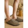 imageProject Cloud Mens Clogs  Full Grain Genuine Leather Memory Foam Slippers for Men Arch Support Mens Slippers  Non Slip Clogs for Men Cork Footbed  Mens Mules ampamp Clogs BrooklynTaupe Suede
