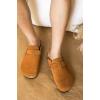 imageProject Cloud Mens Clogs  Full Grain Genuine Leather Memory Foam Slippers for Men Arch Support Mens Slippers  Non Slip Clogs for Men Cork Footbed  Mens Mules ampamp Clogs BrooklynChestnut Suede