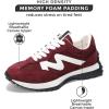 imageProject Cloud Shoes for Women Memory Foam Sneakers for Women NonSlip Womens Fashion Sneakers ampamp Comfortable Womens Sneakers  Casual Womens Shoes Lighweight Women Sneakers LeccoBurgundy