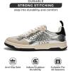 imageProject Cloud Sneakers for Women  Dunks Woman Comfortable Memory Foam Shoes for Women Footwear Vegan Leather Womens Fashion Sneakers NonSlip Womens Sneakers Machine Wash KikiSilver Mult