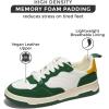 imageProject Cloud Sneakers for Women  Dunks Woman Comfortable Memory Foam Shoes for Women Footwear Vegan Leather Womens Fashion Sneakers NonSlip Womens Sneakers Machine Wash KikiGreen
