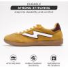 imageProject Cloud Sneakers for Women  Laceup Shoes for Women Trendy Women Sneakers Memory Foam Womens Fashion Sneakers Shoes Women Footwear  NonSlip Womens Shoes IritaMustard