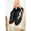imageProject Cloud Sneakers for Women  Laceup Shoes for Women Trendy Women Sneakers Memory Foam Womens Fashion Sneakers Shoes Women Footwear  NonSlip Womens Shoes IritaBlack