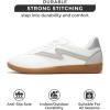 imageProject Cloud Sneakers for Women  Laceup Shoes for Women Trendy Women Sneakers Memory Foam Womens Fashion Sneakers Shoes Women Footwear  NonSlip Womens Shoes IritaWhite