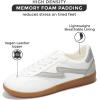 imageProject Cloud Sneakers for Women  Laceup Shoes for Women Trendy Women Sneakers Memory Foam Womens Fashion Sneakers Shoes Women Footwear  NonSlip Womens Shoes IritaWhite