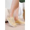 imageProject Cloud Tennis Shoes Womens Sneakers  Memory Foam Non Slip Fashion Ladies Shoes for Women Footwear  Lightweight Lace Up Comfortable Platform Sneakers PaisleyRaffia