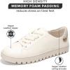 imageProject Cloud Tennis Shoes Womens Sneakers  Memory Foam Non Slip Fashion Ladies Shoes for Women Footwear  Lightweight Lace Up Comfortable Platform Sneakers PaisleyWhite