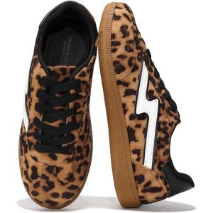 imageProject Cloud Sneakers for Women  Laceup Shoes for Women Trendy Women Sneakers Memory Foam Womens Fashion Sneakers Shoes Women Footwear  NonSlip Womens Shoes IritaLeopard
