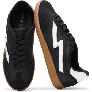 imageProject Cloud Sneakers for Women  Laceup Shoes for Women Trendy Women Sneakers Memory Foam Womens Fashion Sneakers Shoes Women Footwear  NonSlip Womens Shoes IritaBlack