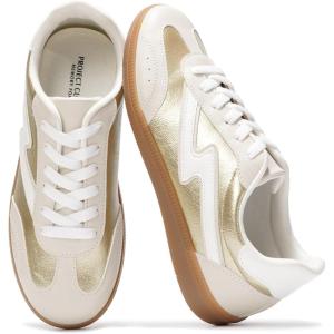 imageProject Cloud Sneakers for Women  Laceup Shoes for Women Trendy Women Sneakers Memory Foam Womens Fashion Sneakers Shoes Women Footwear  NonSlip Womens Shoes IritaGold