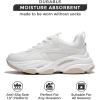 imageProject Cloud Chunky Platform Sneakers for Women Memory Foam Dad Shoes for Women Laceup Womens Shoes ampamp Womens Sneakers Slip on Womens Fashion Sneakers Women Footwear CocoOffwhite
