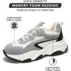 imageProject Cloud Chunky Platform Sneakers for Women Memory Foam Dad Shoes for Women Laceup Womens Shoes ampamp Womens Sneakers Slip on Womens Fashion Sneakers Women Footwear CocoDenim