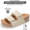 imageProject Cloud Genuine Leather Platform Sandals Women Footwear  Memory Foam Insole Comfortable Beach Summer Wedges  Non Slip ampamp Lightweight Wedge Sandals for Women 2025 PismoBirch