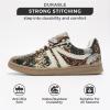 imageProject Cloud Leather Womens Sneakers  Memory Foam Casual Sneakers for Women Footwear Lace Up Womens Fashion Sneakers  NonSlip Shoes for Women Trendy Shoes Womens MadridMulticolor