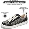 imageProject Cloud Sneakers for Women  Memory Foam Shoes for Women ampamp Womens Fashion Sneakers LaceUp Sneakers for Women  NonSlip Shoes  Womens Trendy Sneakers LonaBlack