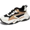 imageProject Cloud Chunky Platform Sneakers for Women Memory Foam Dad Shoes for Women Laceup Womens Shoes ampamp Womens Sneakers Slip on Womens Fashion Sneakers Women Footwear CocoTan