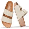 imageProject Cloud Genuine Leather Platform Sandals Women Footwear  Memory Foam Insole Comfortable Beach Summer Wedges  Non Slip ampamp Lightweight Wedge Sandals for Women 2025 PismoBirch