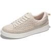 imageProject Cloud Sneakers for Women  Memory Foam Shoes for Women ampamp Womens Fashion Sneakers LaceUp Sneakers for Women  NonSlip Shoes  Womens Trendy Sneakers LonaBeige