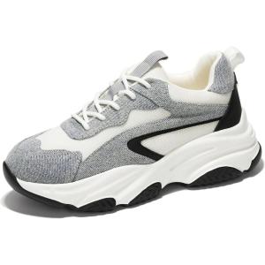 imageProject Cloud Chunky Platform Sneakers for Women Memory Foam Dad Shoes for Women Laceup Womens Shoes ampamp Womens Sneakers Slip on Womens Fashion Sneakers Women Footwear CocoDenim