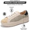 imageProject Cloud Platform Sneakers for Women  Memory Foam Womens Sneakers  Lace Up Womens Shoes  NonSlip Sneakers for Women Footwear  Wedge Sneakers Women Shoes BossyRaffia
