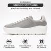 imageProject Cloud Platform Sneakers for Women  Memory Foam Womens Sneakers  Lace Up Womens Shoes  NonSlip Sneakers for Women Footwear  Wedge Sneakers Women Shoes BossyLight Grey