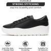 imageProject Cloud Platform Sneakers for Women  Memory Foam Womens Sneakers  Lace Up Womens Shoes  NonSlip Sneakers for Women Footwear  Wedge Sneakers Women Shoes BossyBlack