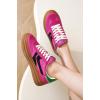 imageProject Cloud Platform Sneakers for Women Footwear  Memory Foam Insole Womens Shoes Lightweight and NonSlip Sole Lace Up Fashion Sneakers DodgePink Mult