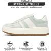 imageProject Cloud Sneakers for Women  Lace Up Womens Fashion Sneakers Memory Foam Insole Womens Sneakers Non Slip Women Footwear Lightweight Platform Shoes Girls Fashion NitaPistacio