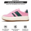 imageProject Cloud Sneakers for Women  Lace Up Womens Fashion Sneakers Memory Foam Insole Womens Sneakers Non Slip Women Footwear Lightweight Platform Shoes Girls Fashion NitaPink