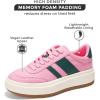 imageProject Cloud Sneakers for Women  Lace Up Womens Fashion Sneakers Memory Foam Insole Womens Sneakers Non Slip Women Footwear Lightweight Platform Shoes Girls Fashion NitaPink