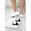 imageProject Cloud Womens Fashion Sneakers Leather Tennis Shoes Womens ampamp White Sneakers for Women wMemory Foam Insole  Lace Up Shoes for Women NonSlip Womens Sneakers Street Wear QueenBlack