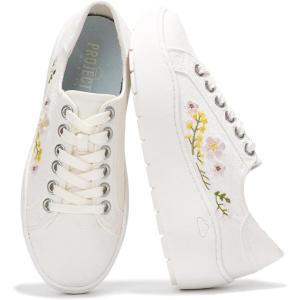imageProject Cloud Platform Sneakers for Women  Memory Foam Womens Sneakers  Lace Up Womens Shoes  NonSlip Sneakers for Women Footwear  Wedge Sneakers Women Shoes BossyOffwhite  Flowers