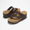 imageProject Cloud 100 Genuine Leather Platform Sandals Women  Memory Foam Womens Sandals ampamp Slippers Beach Essentials  Wedge sandals for Women with Straps  Gifts for Women MojitoTaupe
