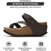 imageProject Cloud 100 Genuine Leather Platform Sandals Women  Memory Foam Womens Sandals ampamp Slippers Beach Essentials  Wedge sandals for Women with Straps  Gifts for Women MojitoTaupe